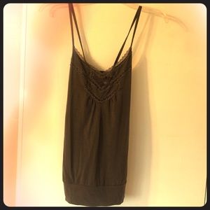 Dark tan tank top
